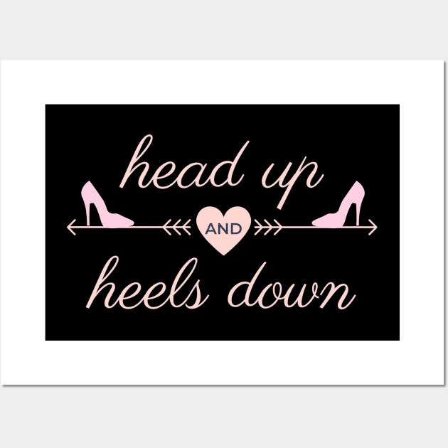 Funny High Heels quote Wall Art by Realfashion